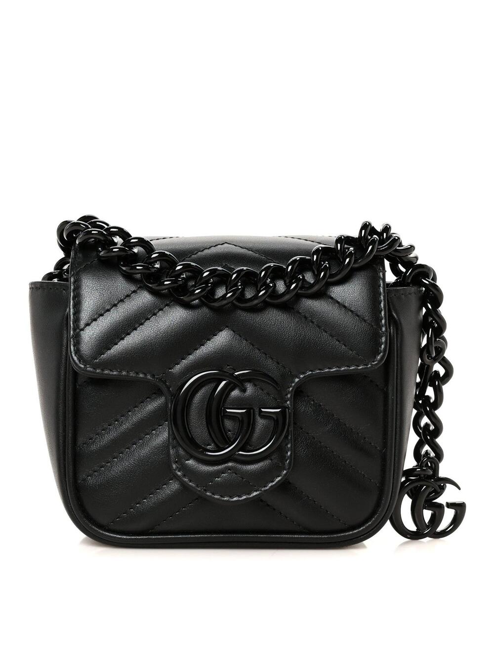 Gucci Calfskin Matelasse Monochrome Gg #295698G75B